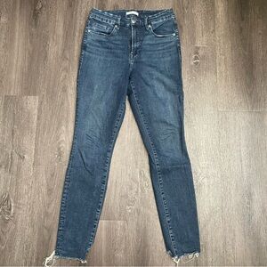 Good American Dark Blue Women's High-Rise Skinny Jeans (8/29)